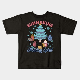 Summoning Holiday Spirit Kids T-Shirt